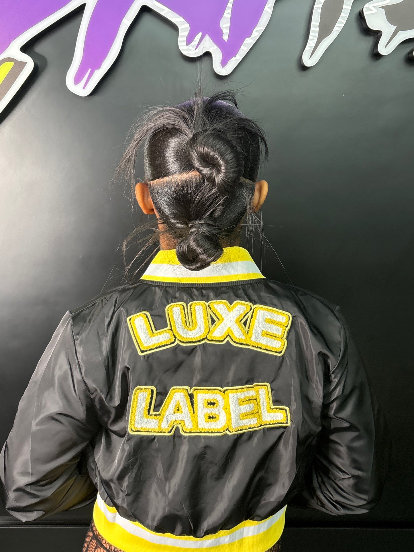 XVE CROPPED LETTERMAN JACKET (ON HAND)