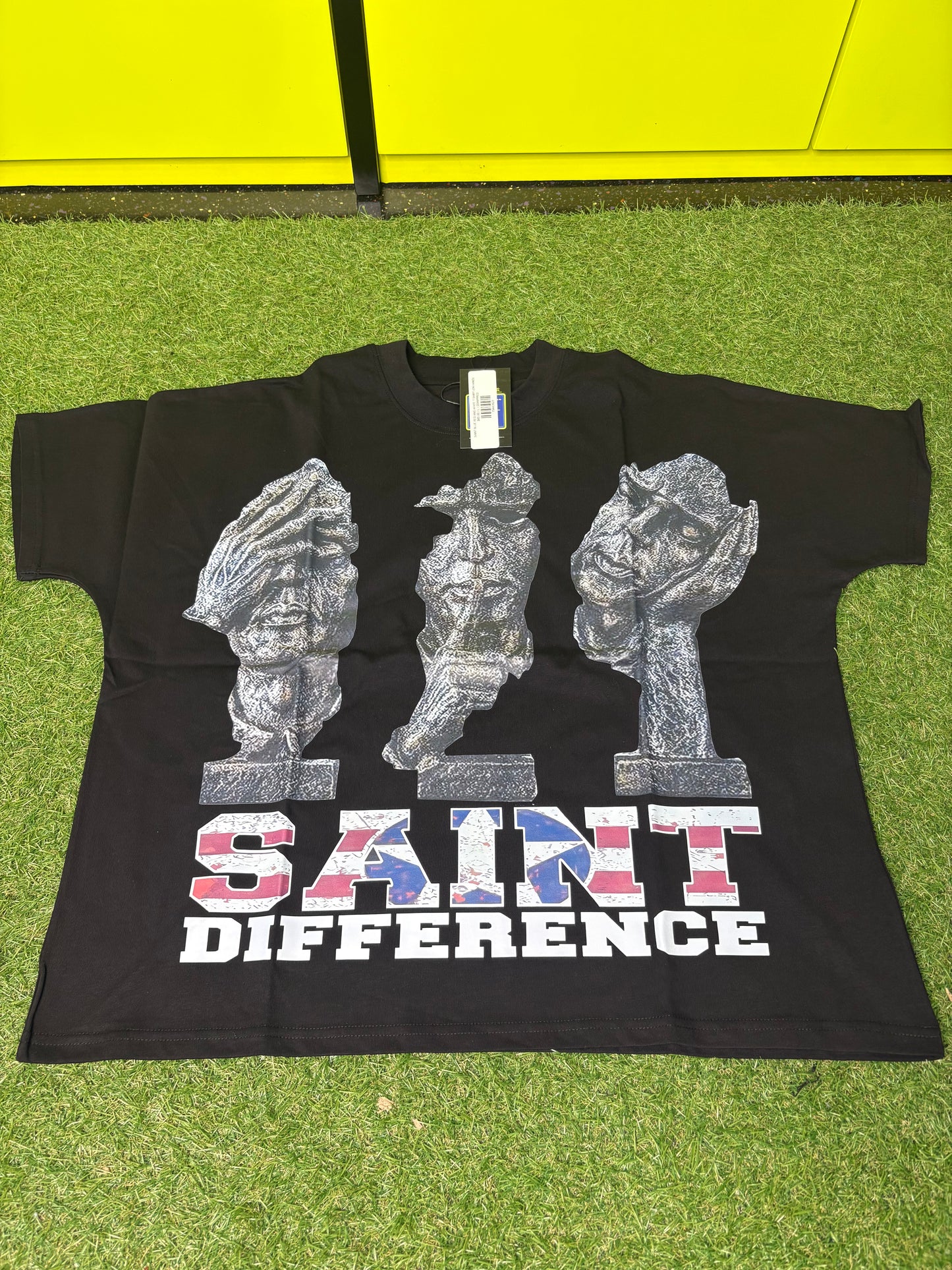 SAINT BLUE RED AND WHITE T SHIRT (ON HAND)