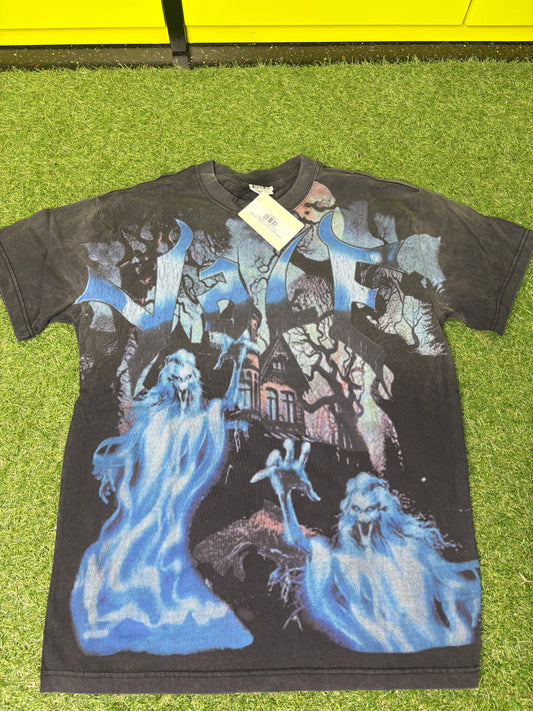 BLACK AND BLUE VALE T SHIRT (ON HAND)