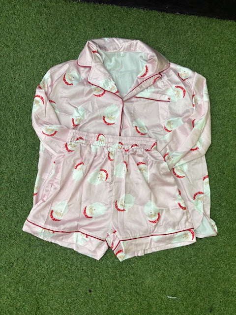 CHRISTMAS PAJAMAS - SHORT SET (ON HAND)