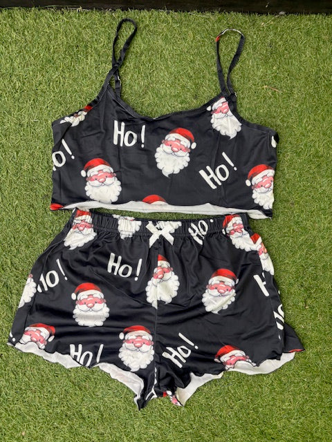 CHRISTMAS PAJAMA BRA SET (ON HAND)