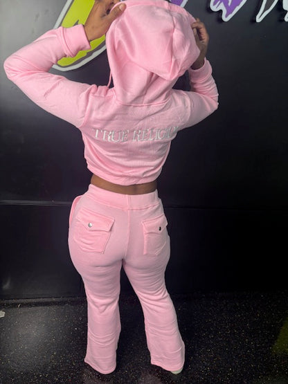 TRU RELIGION PINK SET (ON HAND)