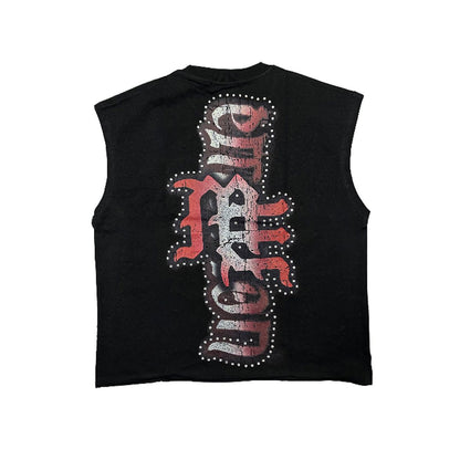 MIXED EMOTIONS 'ANGEL SLEEVELESS TEE (ON HAND)