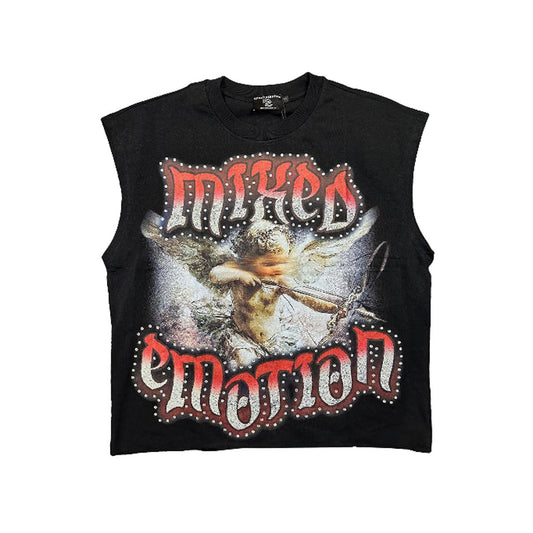 MIXED EMOTIONS 'ANGEL SLEEVELESS TEE (ON HAND)